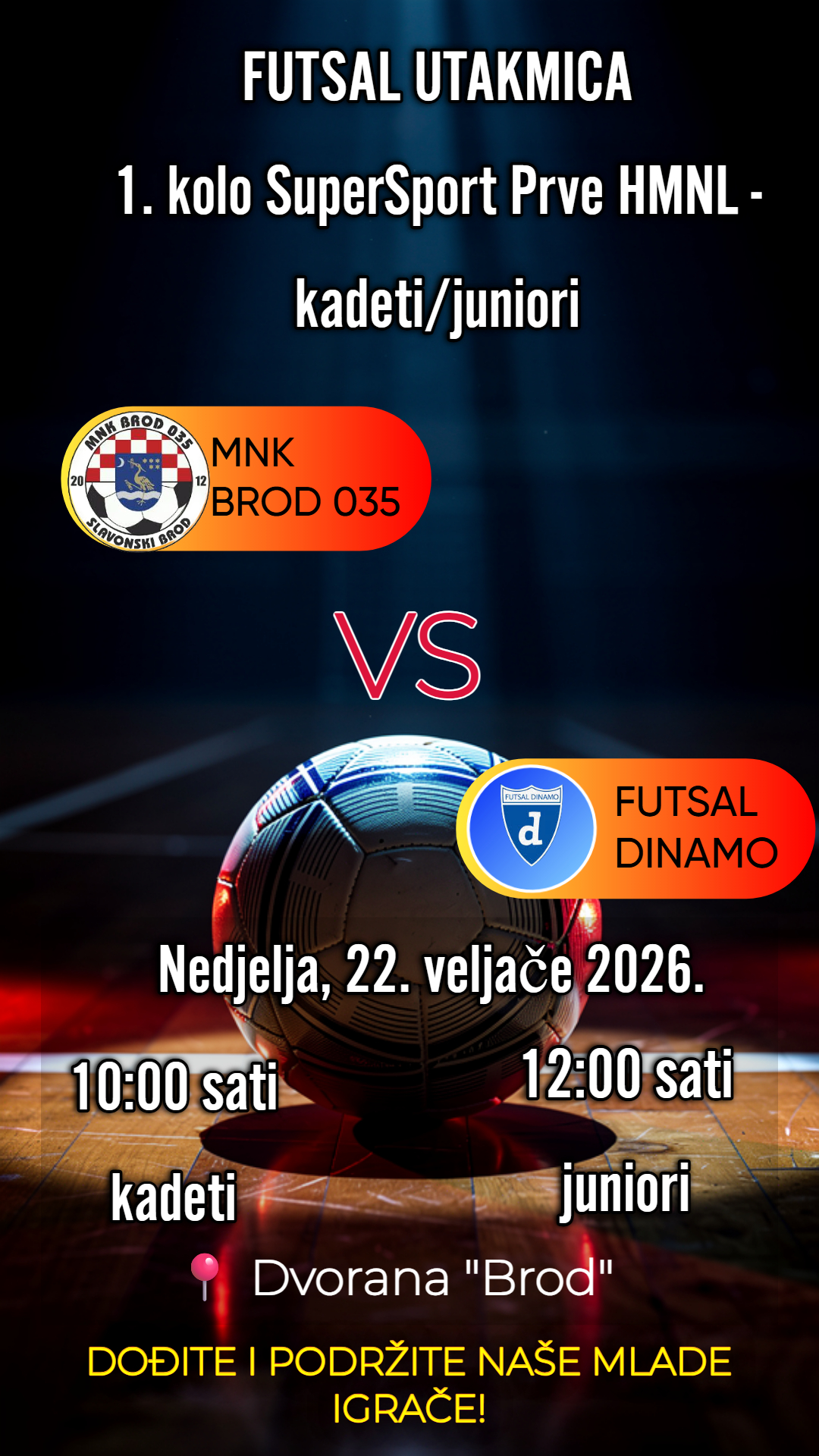 1. kolo SuperSport Prve HMNL